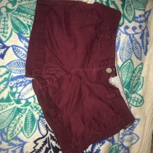 Aero burgundy shorts
